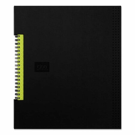 TOPS PRODUCTS TOP Idea Collective Professional Wirebound Hardcover Notebook, Black - 11 x 8.5 in. 56895